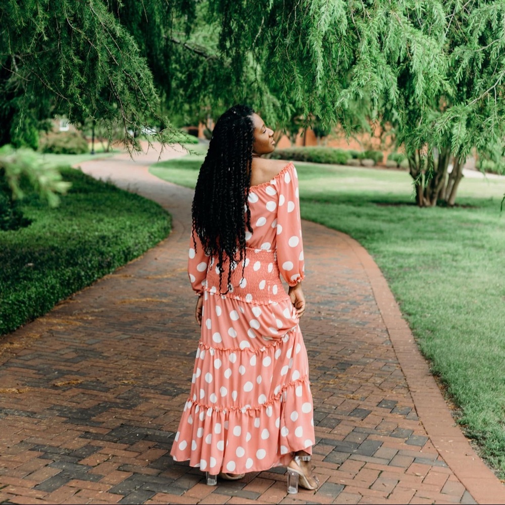 Polka Dot Maxi-dress